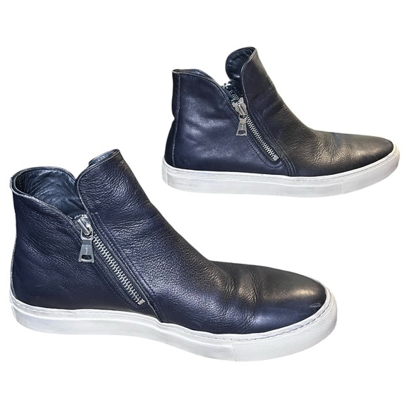 John Varvatos 315 Reed Wire Zip Sneaker Double Zip Skate Shoe Rare - Picture 8 of 16